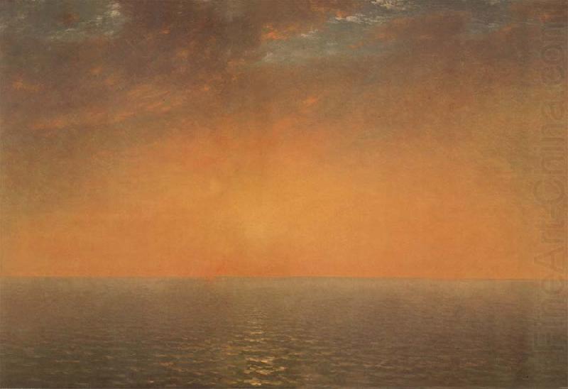 John Frederick Kensett Sonnenuntergang am Meer china oil painting image